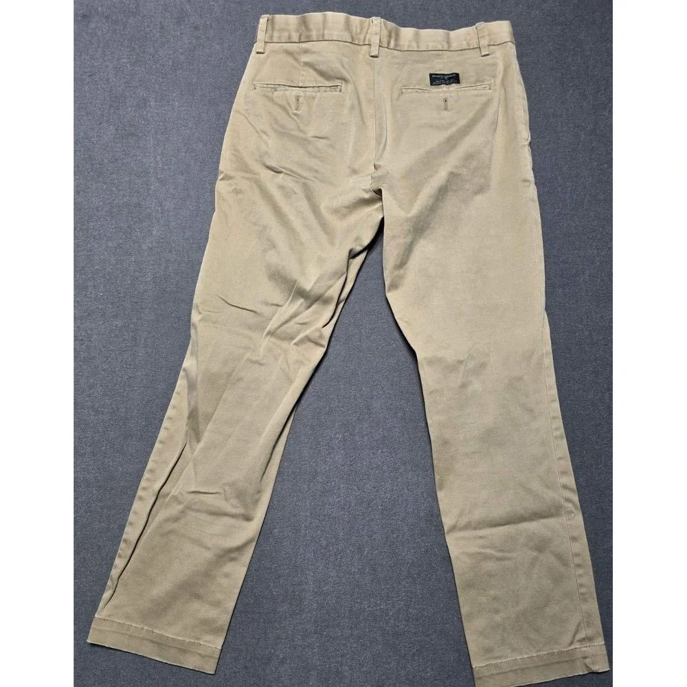 Banana Republic‎ Mens Chino Pants Khaki Straight Fit Casual Dress Trousers 30x30